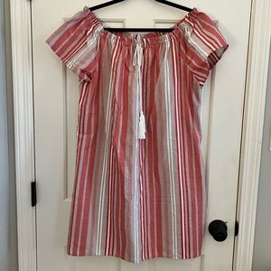 Wrapper stripe dress size large